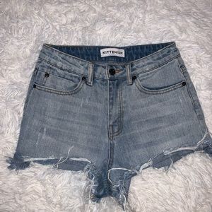 Kittenish Denim Shorts